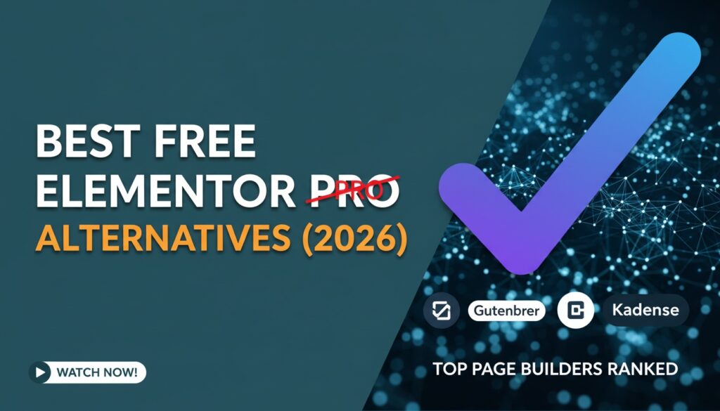 Best Free Alternative to Elementor Pro (Top Page Builders in 2026)
